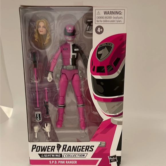 Hasbro 2020 Pink Power Rangers Lightning Collection S.P.D. Action Figure - Picture 4 of 6